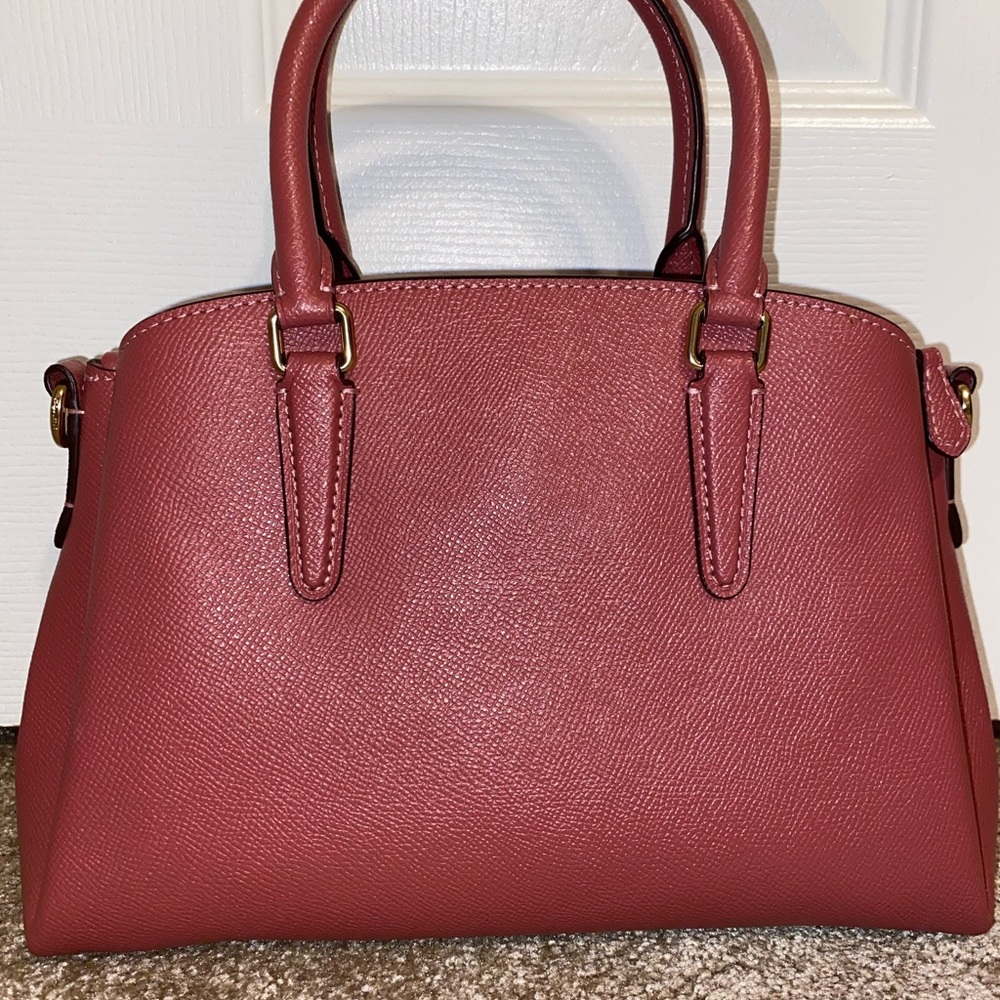 Coach Pink Leather Handbag - Picture 4 of 8